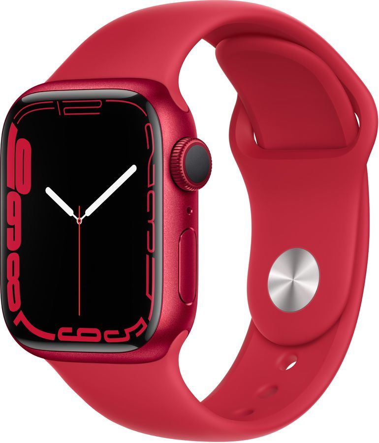 

Смарт-часы APPLE Apple Watch Series 7 41mm A2473 OLED LTPO, красный (MKN23LL/A), Apple Watch Series 7 41mm A2473