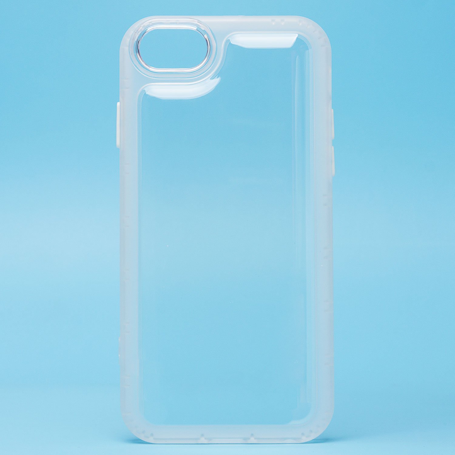 

Чехол-накладка для смартфона Apple iPhone 7/8/SE2020, силикон, белый/прозрачный (209310)