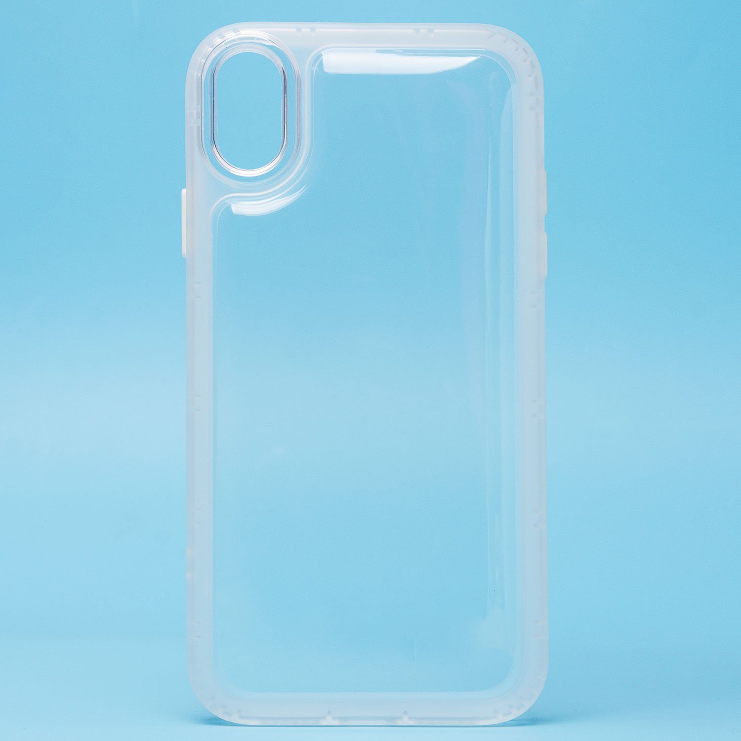 Чехол-накладка для смартфона Apple iPhone XR, силикон, белый/прозрачный