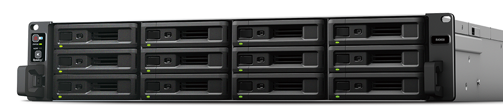 

Сетевой накопитель (NAS) Synology SA3600, слоты 12x2.5"/3.5" SATA3/SAS 12G, 4x1 Гбит/с + 2x10 Гбит/с, 2xUSB 3.X, Intel Xeon D-1567/12x2.1GHz, DDR4 16Gb, 500W, 2U, SA3600