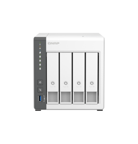 

Сетевой накопитель (NAS) QNAP TS-433-4G, слоты 4x2.5"/3.5" SATA3, 1x1 Гбит/с + 1x2.5 Гбит/с, 1xUSB 3.X, Cortex-A55/4x2GHz, DDR4 4Gb, 90W, (TS-433-4G), TS-433-4G