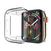 Чехол для часов TPU для Apple Watch 45 mm, -, прозрачный (205367 )