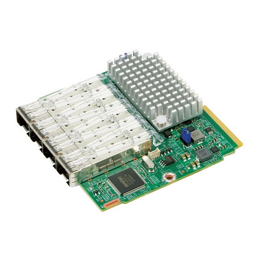 

Сетевой модуль Supermicro AOC-MTG-I4S-O, 4xSFP+, 10 Гб/с, PCI-E SIOM, Retail (AOC-MTG-I4S-O), AOC-MTG-I4S-O