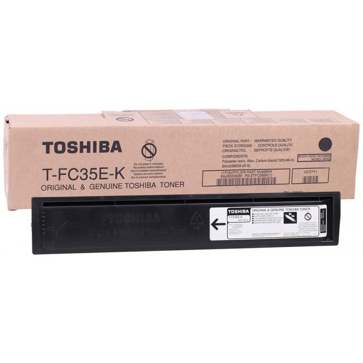 

Картридж лазерный Toshiba T-FC35E-K/6AJ00000051, черный, 24000 страниц, оригинальный для Toshiba e-STUDIO2500C/3500C/3510C, T-FC35E-K