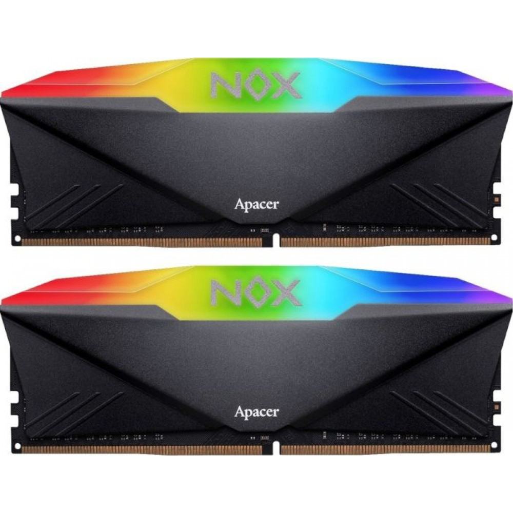 

Комплект памяти DDR4 DIMM 16Gb (2x8Gb), 3200MHz, CL16, 1.5 В, Apacer, NOX RGB (AH4U16G32C28YNBAA-2), AH4U16G32C28YNBAA-2