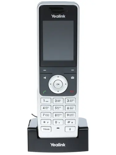 Дополнительная трубка VoIP Yealink W56H для W52P/W60P/W41P, черный/серебристый (W56H)