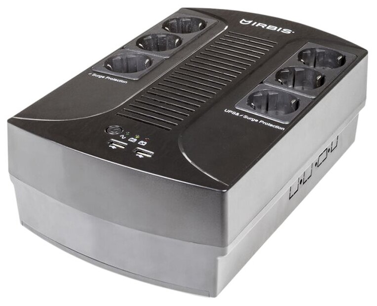ИБП IRBIS Personal Plus, 800 VA, 480 Вт, черный