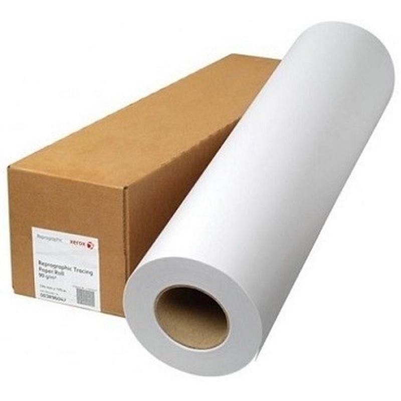 

Калька рулон 59.4 см x 170 м, втулка 3"(76.2мм), 90 г/м², матовая, Xerox Inkjet Tracing Paper (450L96047)