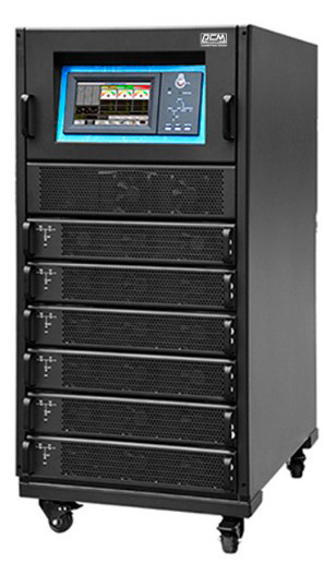 

ИБП Powercom Vanguard-II-33, 90000 В·А, 90 кВт, клеммная колодка, черный (VGD-II-90R33) (без аккумуляторов), 0