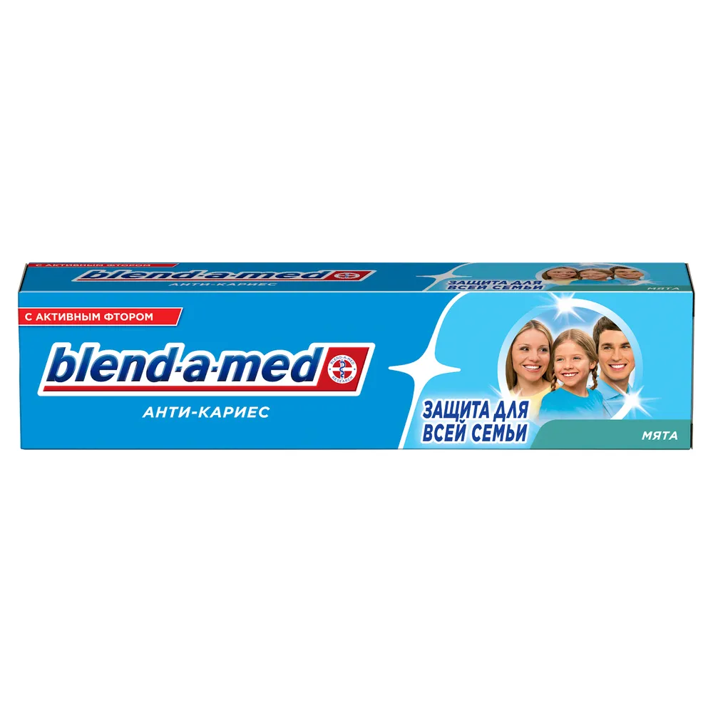 Зубная паста Blend-a-med Анти-Кариес Защита для всей семьи 100мл