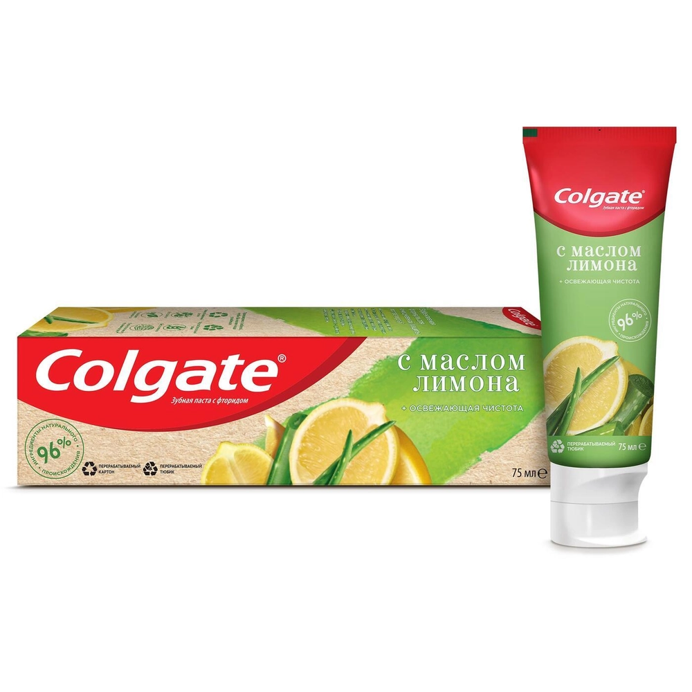 Зубная паста Colgate Naturals Освежающая чистота 75мл