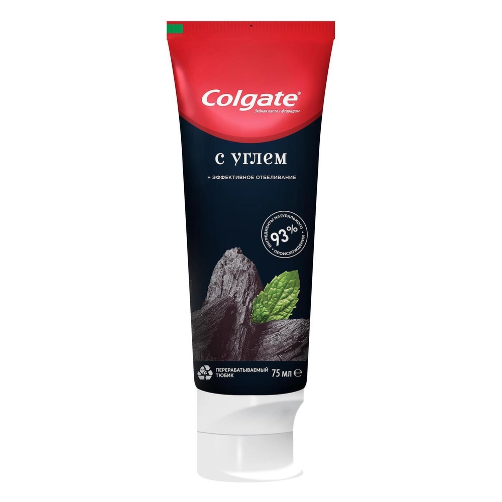 Зубная паста Colgate Naturals Эффективное отбеливание, с углем 75мл