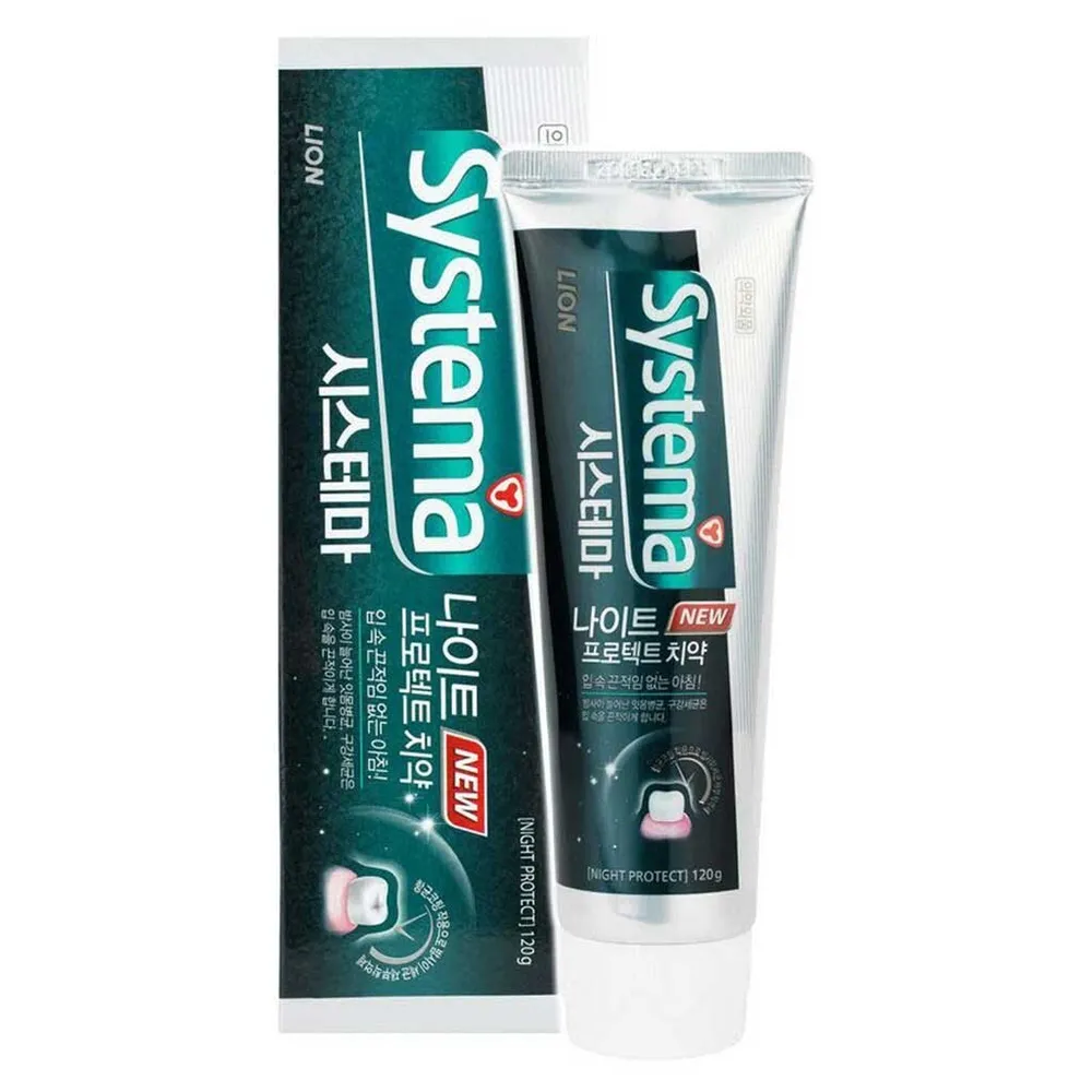 

Зубная паста Lion Systema Night Protect 120гр, Systema Night Protect