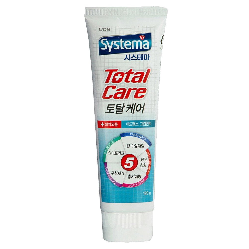 

Зубная паста Lion Systema Total Care 120гр, Systema Total Care