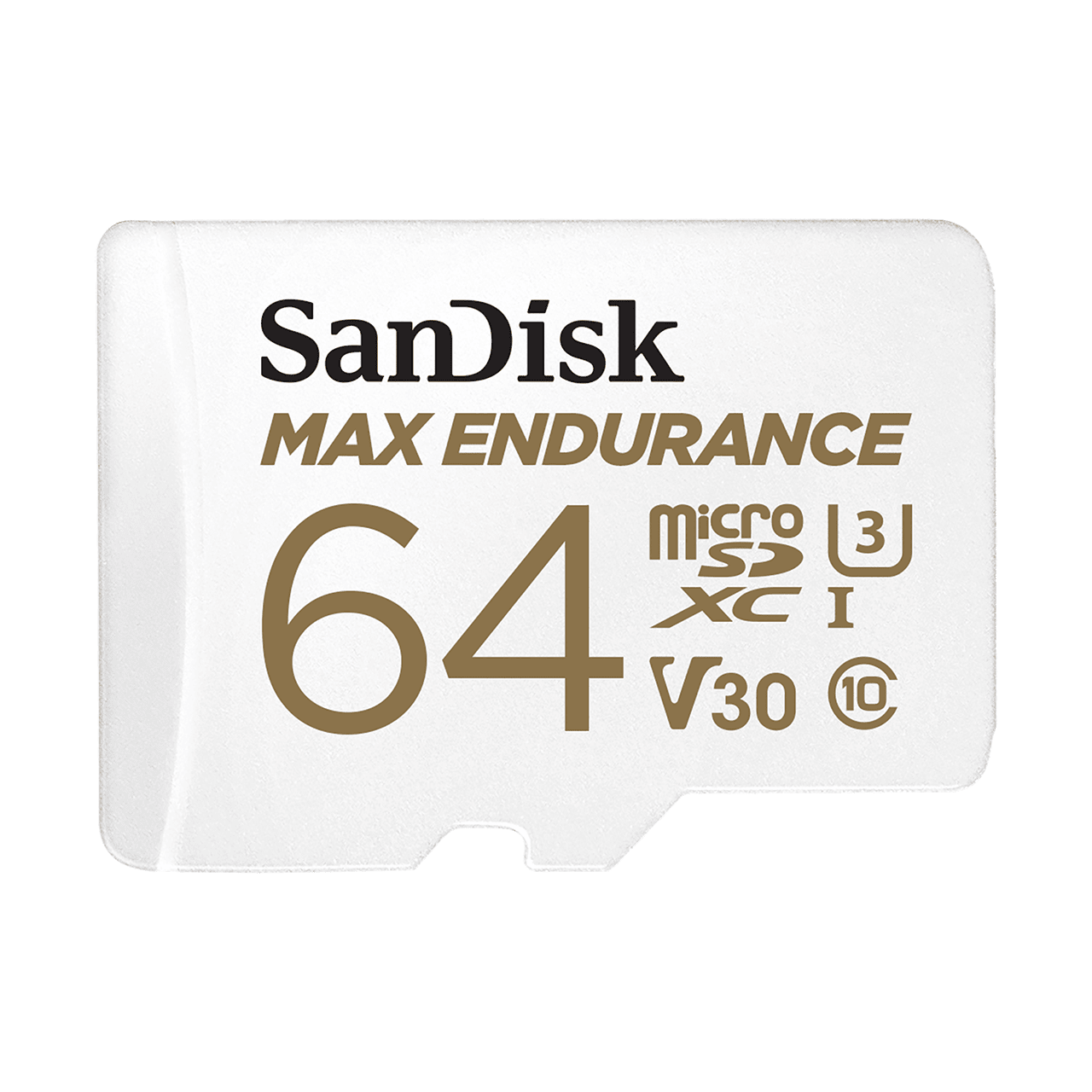 Карта памяти 64Gb microSDXC Sandisk Max Endurance Class 10 UHS-I U3 V30 + адаптер (SDSQQVR-064G-GN6IA)
