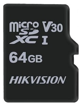 Карта памяти microSDXC Hikvision 64Gb (HS-TF-C1(STD)/64G/ADAPTER)