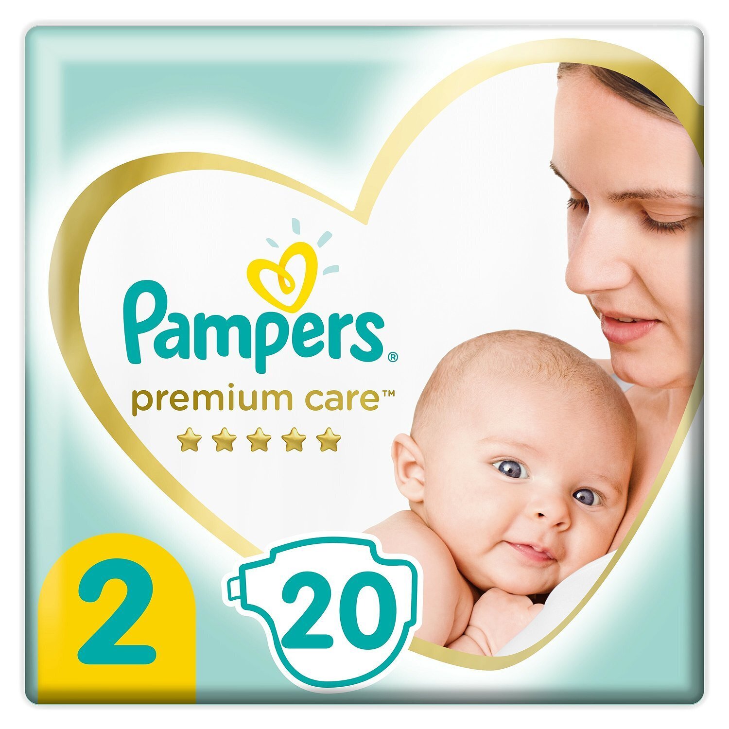 

Детские подгузники Pampers Premium Care 2, 4-8 кг, 20 шт