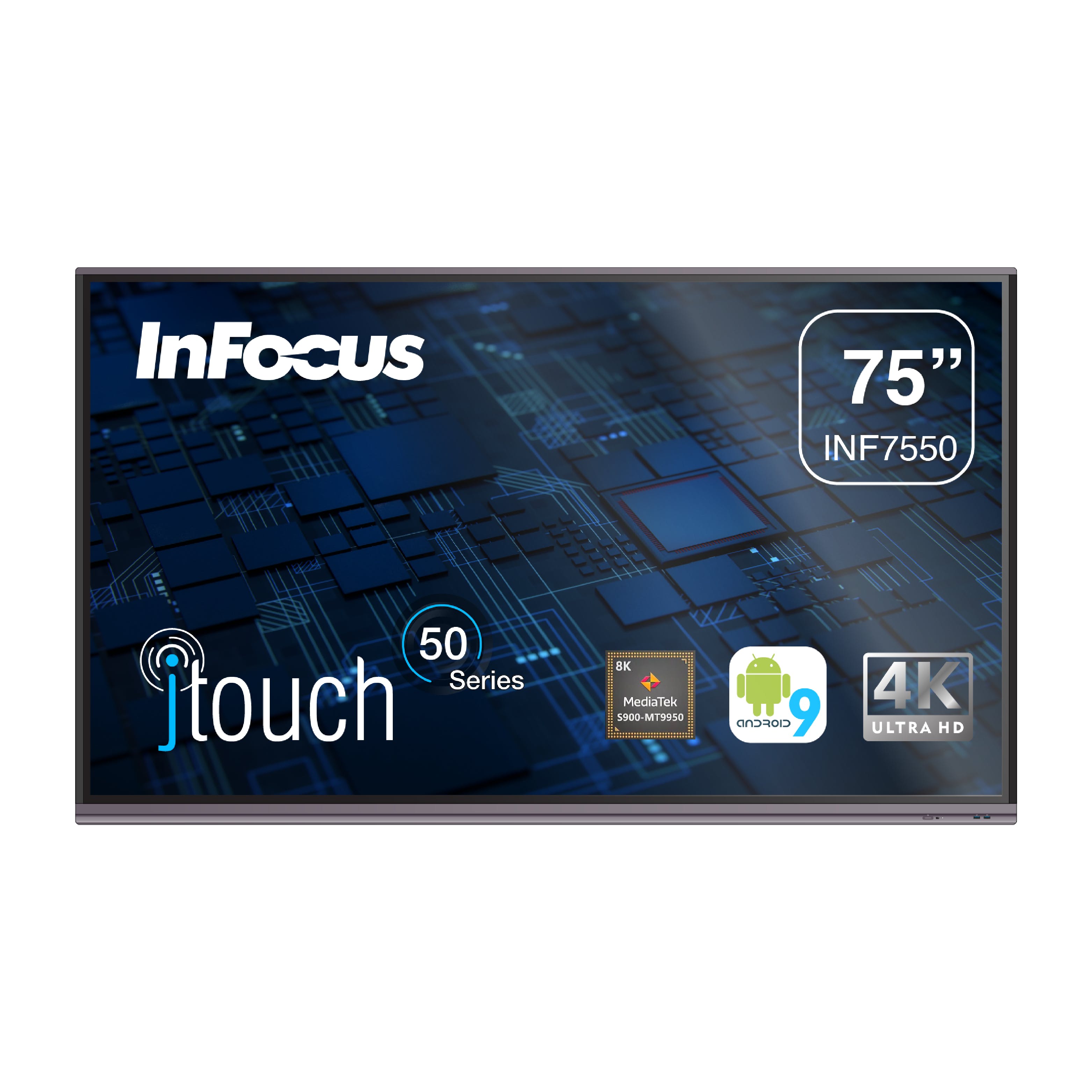 

Интерактивная панель INFOCUS JTouch D111, 75", 3840x2160, черный (INF7550), JTouch D111