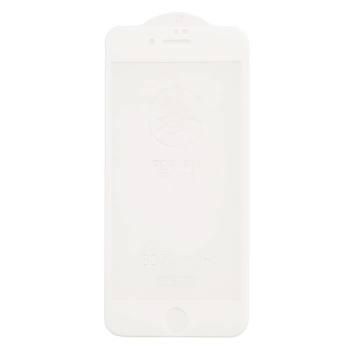 

Защитное стекло Remax GL-27 для экрана смартфона Apple iPhone 7/8, FullScreen, белая рамка, 3D