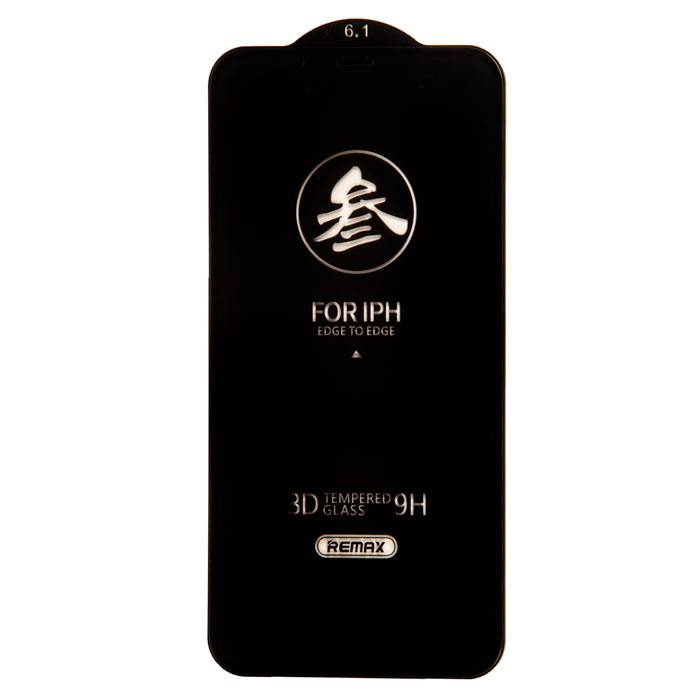 

Защитное стекло Remax GL-27 для экрана смартфона Apple iPhone 11/XR, FullScreen, черная рамка, 3D