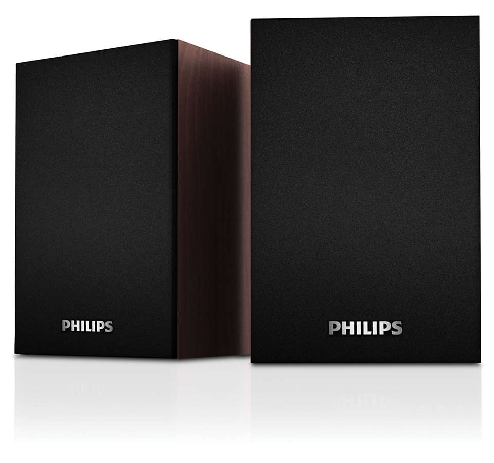 

Акустика 2.0 Philips SPA20, 7 Вт, AUX, черный (SPA20/00), SPA20