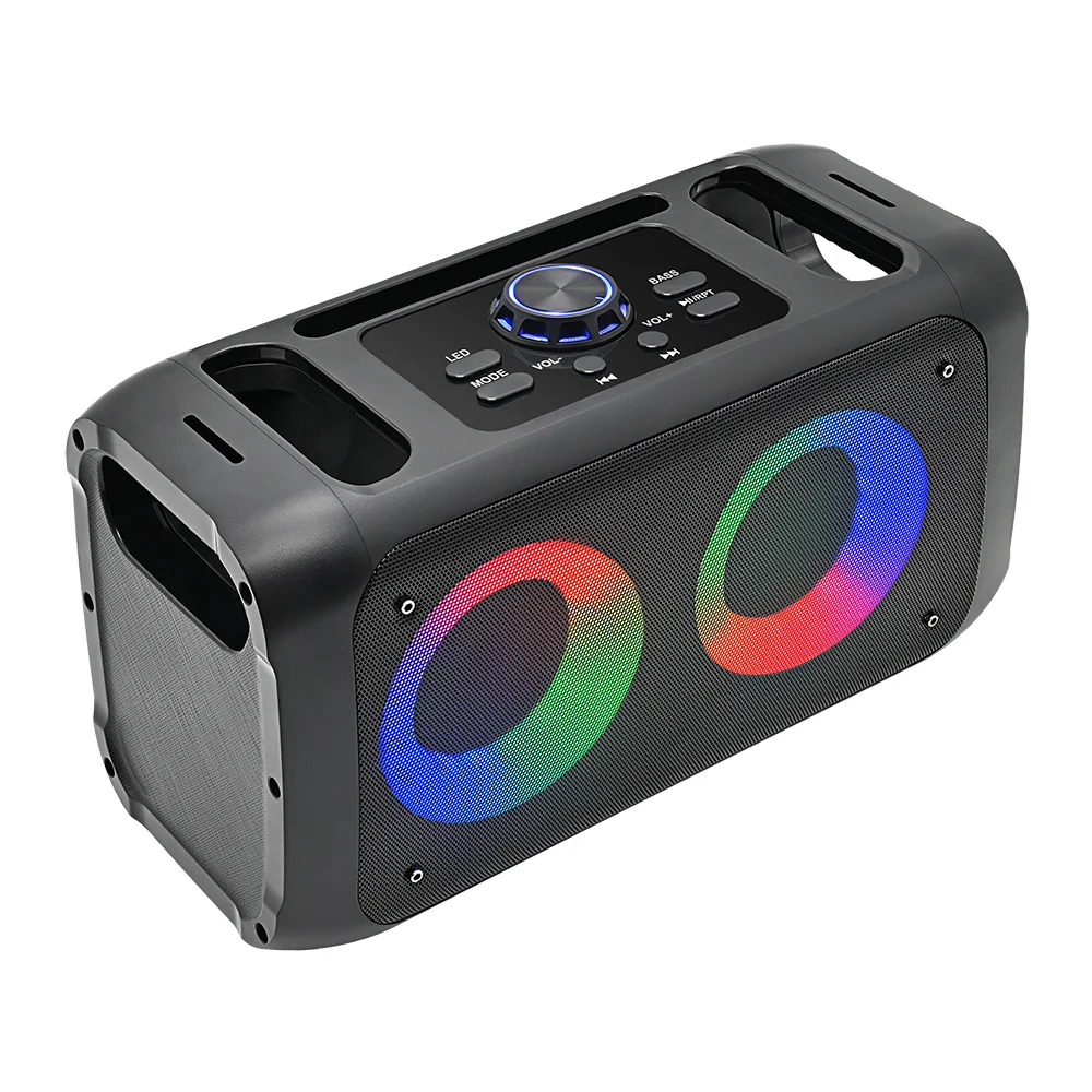 Портативная акустика Perfeo Dual Ring 3, 10 Вт, USB, Bluetooth