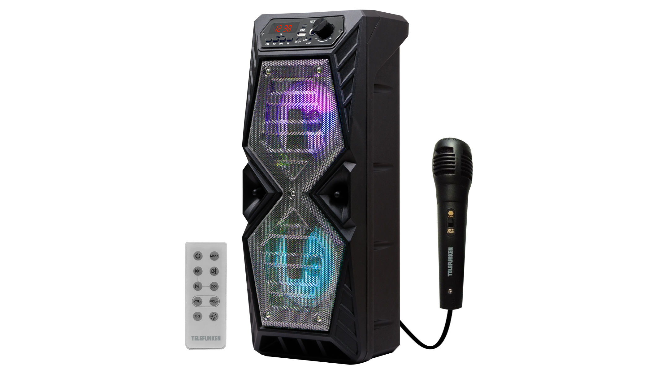 Портативная акустика TELEFUNKEN TF-PS1227B 8 Вт - купить по выгодной цене на Янд
