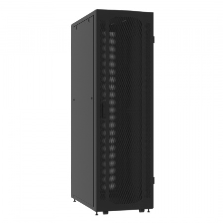 Шкаф телекоммуникационный напольный 24U 600x600 мм, перфорация/металл, черный, разборный, C3 Solutions Practic.3 NT435076 (NT435076)