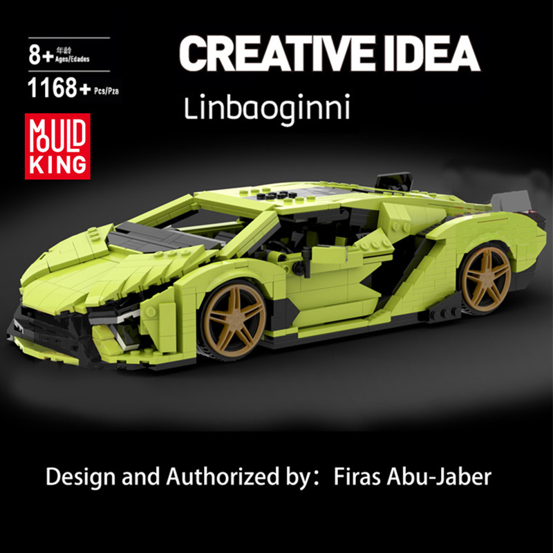 

Конструктор MOULD KING Lamborghini Sierne Super Car, деталей: 1168 (10011), Lamborghini Sierne Super Car