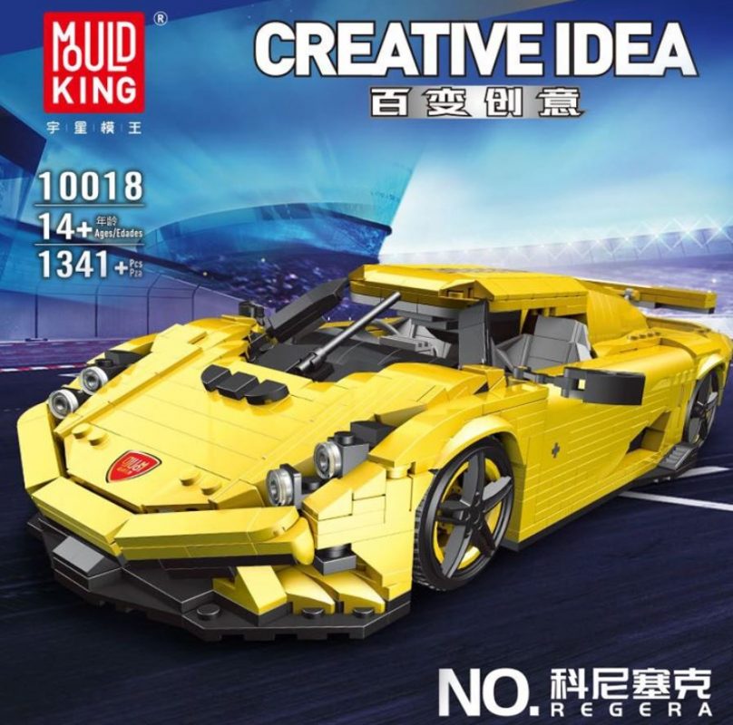 

Конструктор MOULD KING Konisek Sports Car, деталей: 1341 (10018), Konisek Sports Car