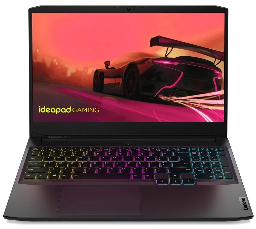 

Ноутбук Lenovo IdeaPad Gaming 3 15ACH6 15.6" IPS 1920x1080, AMD Ryzen 5 5600H 3.3 ГГц, 8Gb RAM, 512Gb SSD, NVIDIA GeForce RTX 3050 Ti-4Gb, без OC, черный (82K2007HRM), 15ACH6