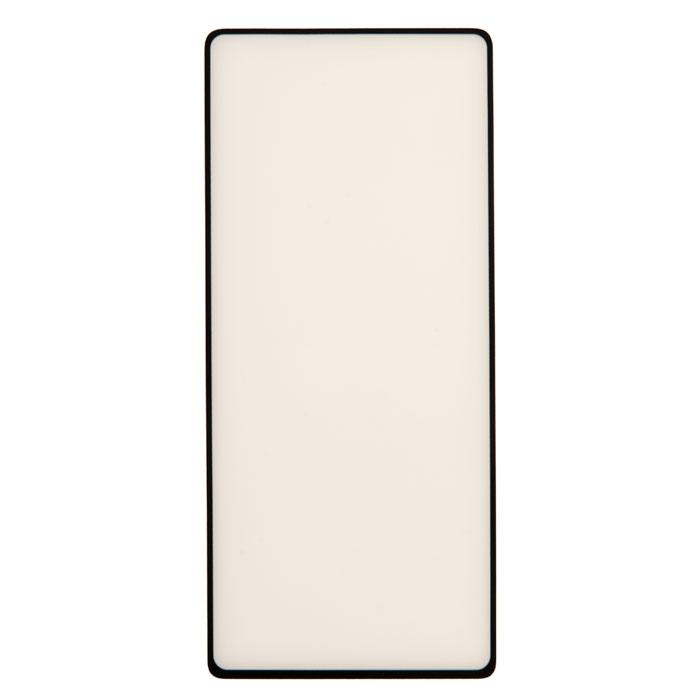 

Защитное стекло Premium Krutoff для экрана смартфона Samsung Galaxy A91, Full Glue, защита динамика, черная рамка (782592)