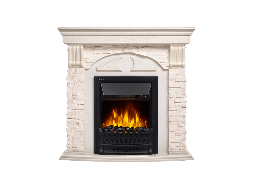 

Портал для электрокамина Firelight Torre Classic, пристенный, белый/беленый дуб (НС-1141395), Torre Classic