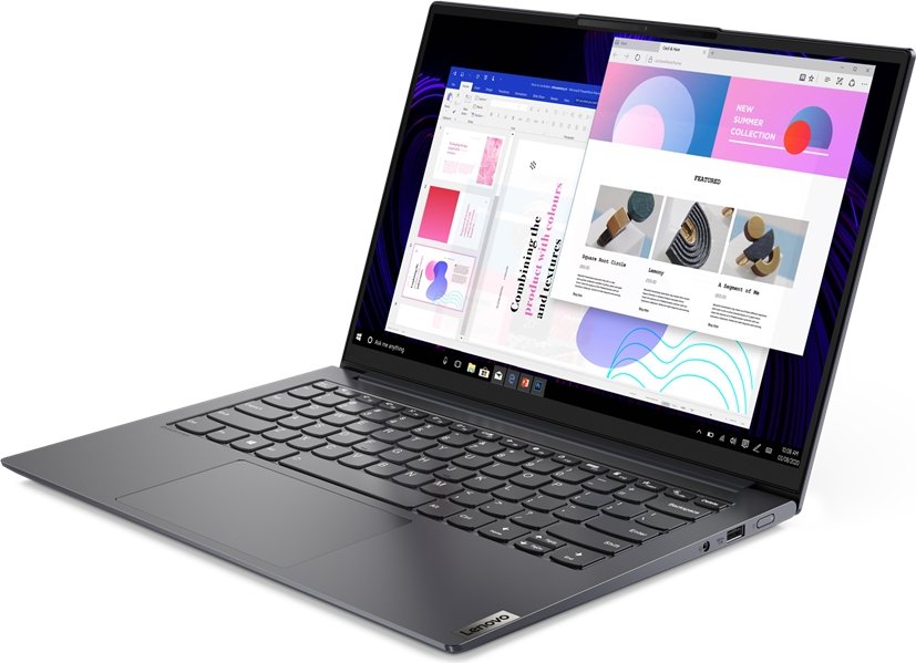 

Ноутбук Lenovo Yoga Slim 7 Pro 14ITL5 14" IPS 2240x1400, Intel Core i5 1135G7 2.4GHz, 16Gb RAM, 512Gb SSD, NVIDIA GeForce MX450-2Gb, W10, серый (82FX005RRK), 14ITL5
