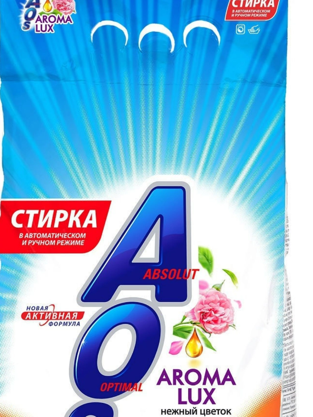 

Стиральный порошок AOS Арома Люкс, универсальный, 3кг, Арома Люкс