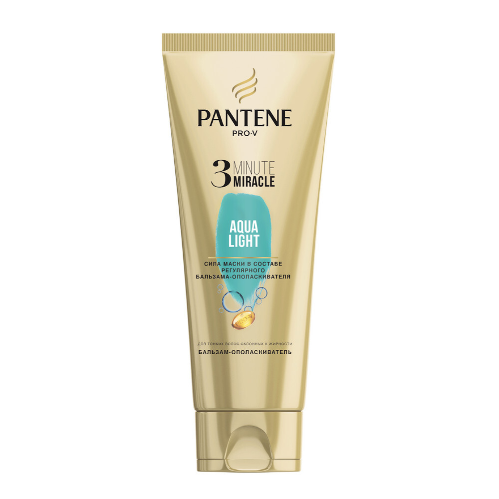 

Бальзам-ополаскиватель PANTENE Pro-V 3 Minute Miracle Aqua Light, 200 мл