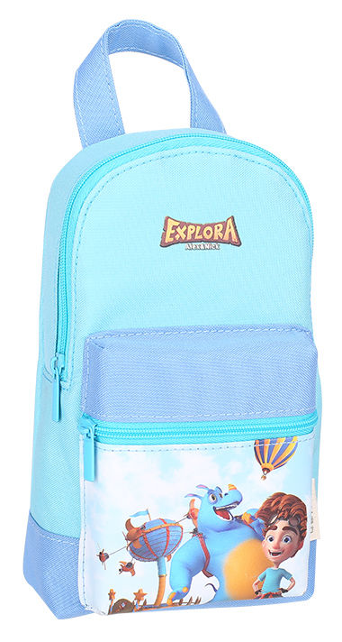 

Пенал Deli EZ86202 Explora 2отд. 190х110х70мм текстиль (EZ86202), Ассорти
