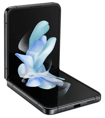 

Смартфон Samsung Galaxy Z Flip 4, 6.7" 1080x2640 Dynamic AMOLED 2X, Qualcomm Snapdragon 8 Gen1, 8Gb RAM, 256Gb, 3G/4G/5G, NFC, Wi-Fi, BT, 2xCam, 2-Sim (nano SIM+eSIM), 3700 мА⋅ч, USB Type-C, Android 12, серый (SM-F721BZAEAFC), Galaxy Z Flip 4