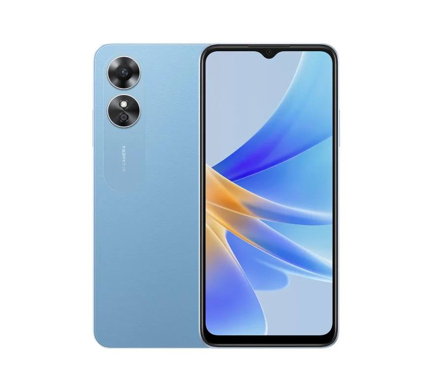 

Смартфон OPPO A17, 6.56" 720x1612 IPS, MediaTek Helio G35, 4Gb RAM, 64Gb, 3G/4G, Wi-Fi, BT, 2xCam, 2-Sim, 5000 мА⋅ч, Micro-USB, Android, синий, Black;blue, A17