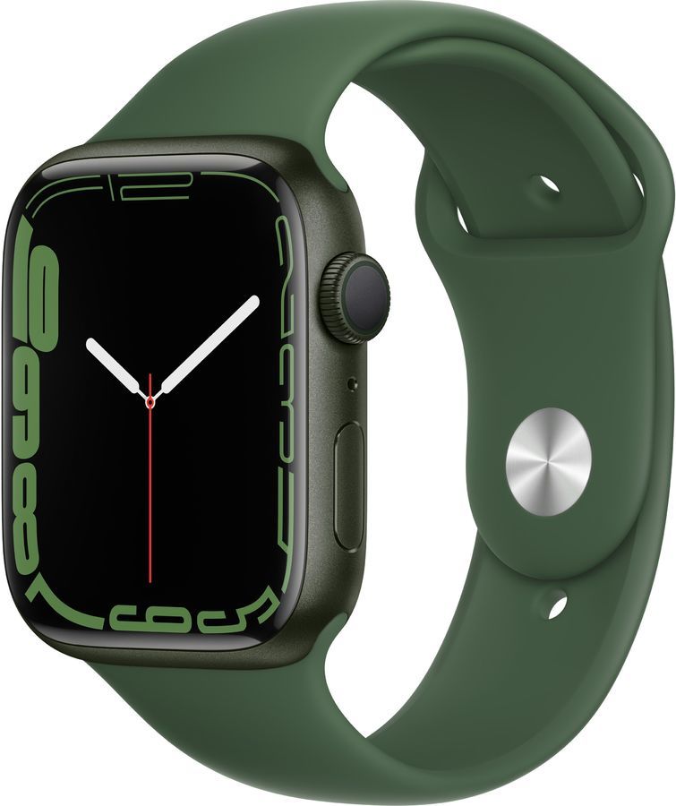 

Смарт-часы APPLE Watch Series 7 45mm OLED LTPO, зеленый (MKN73GK/A), Watch Series 7 45mm