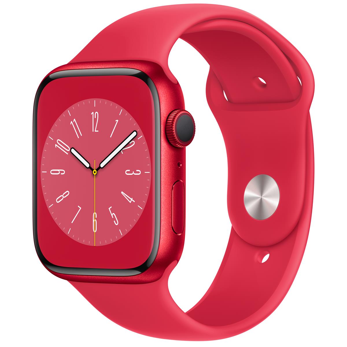 

Смарт-часы APPLE Watch Series 8 GPS 41mm M/L OLED, красный (MNUH3LL/A), Watch Series 8 GPS 41mm M/L
