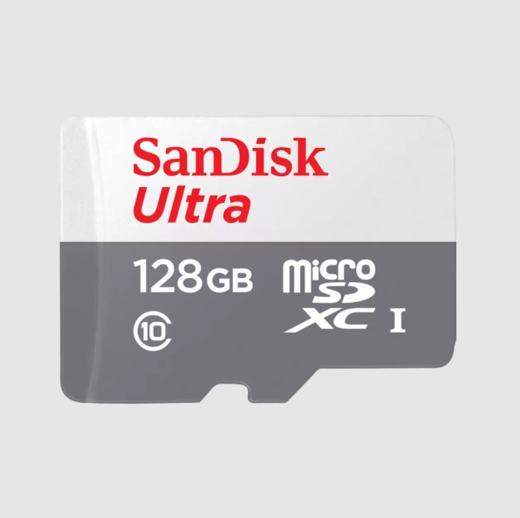 

Карта памяти 128Gb microSDXC Sandisk Ultra Class 10 UHS-I, 0