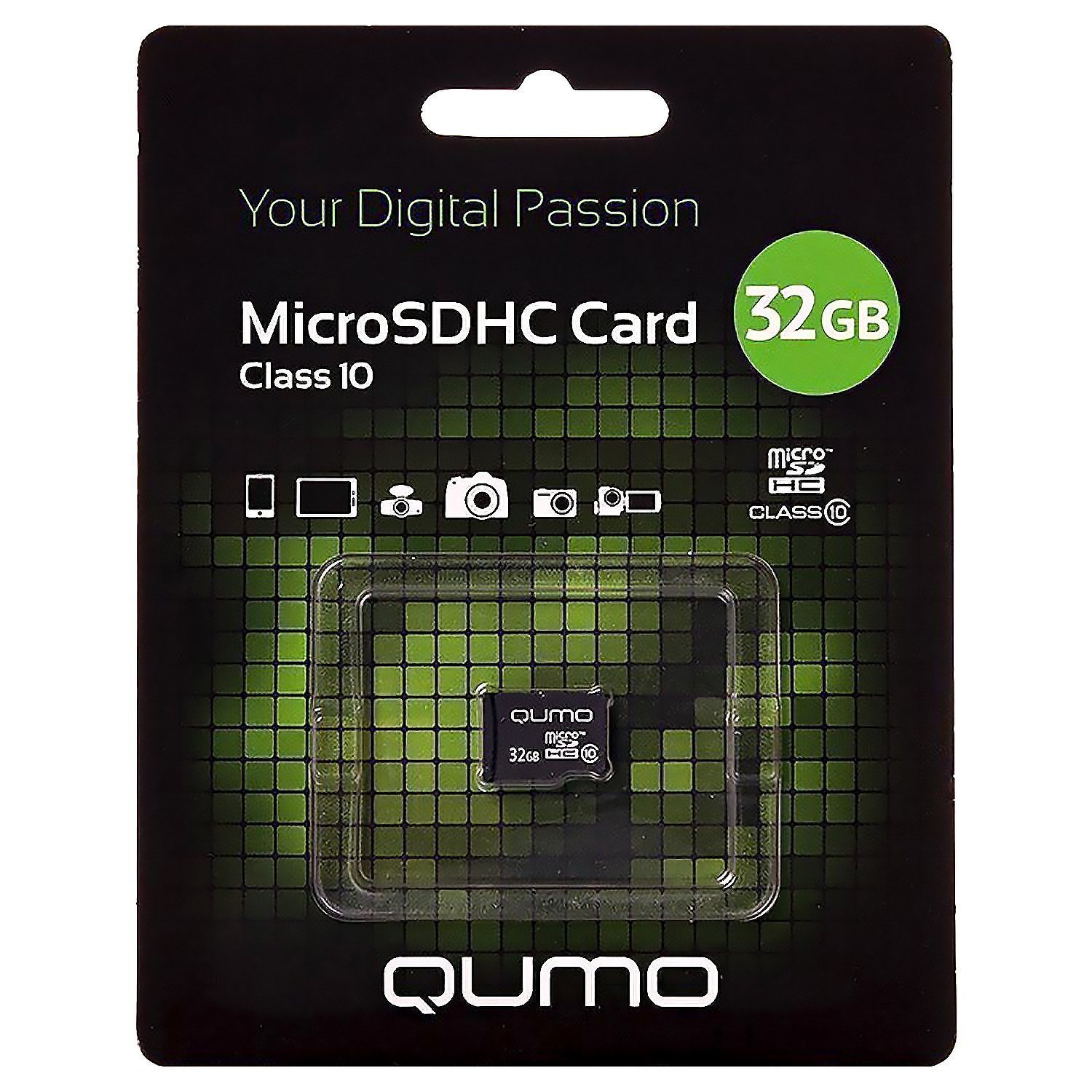 Карта памяти microSDHC Qumo 32Gb