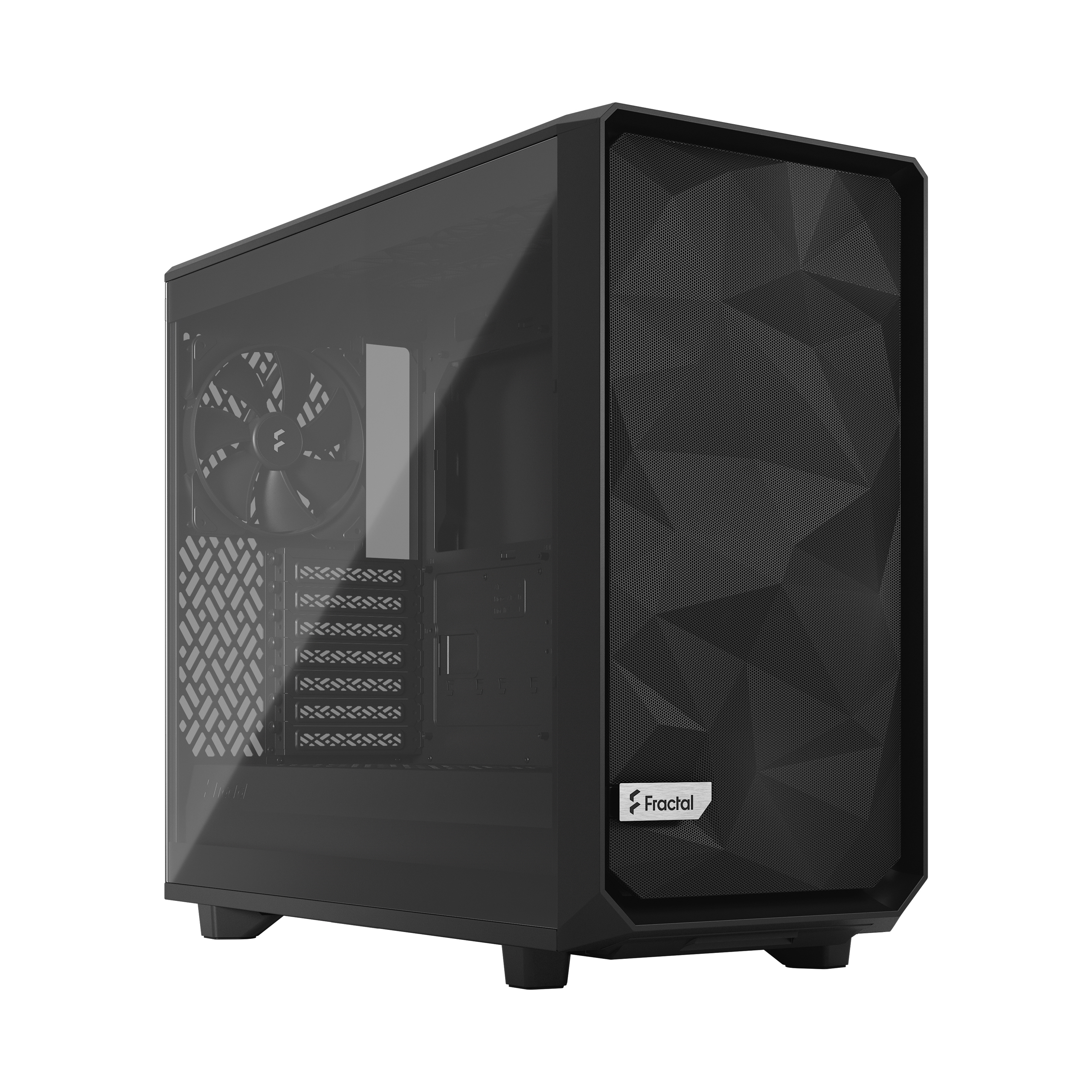 Корпус Fractal Design Meshify 2 Lite Black TG Light Tint, EATX, Midi-Tower, 2xUSB 3.0, черный, без БП (FD-C-MEL2A-03)