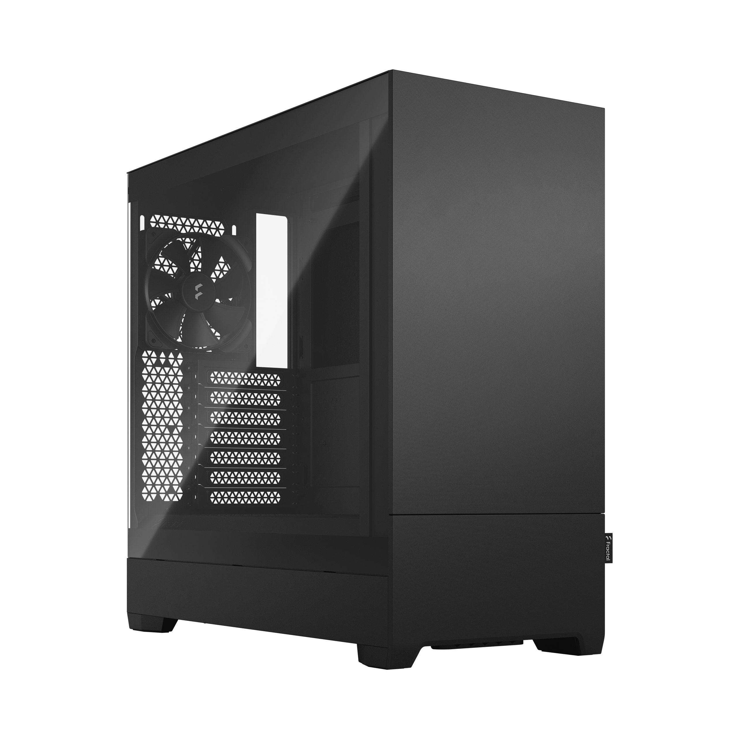 Корпус Fractal Design Silent Black TG Clear Tint, ATX, Midi-Tower, 2xUSB 3.0, черный, без БП (FD-C-POS1A-02)