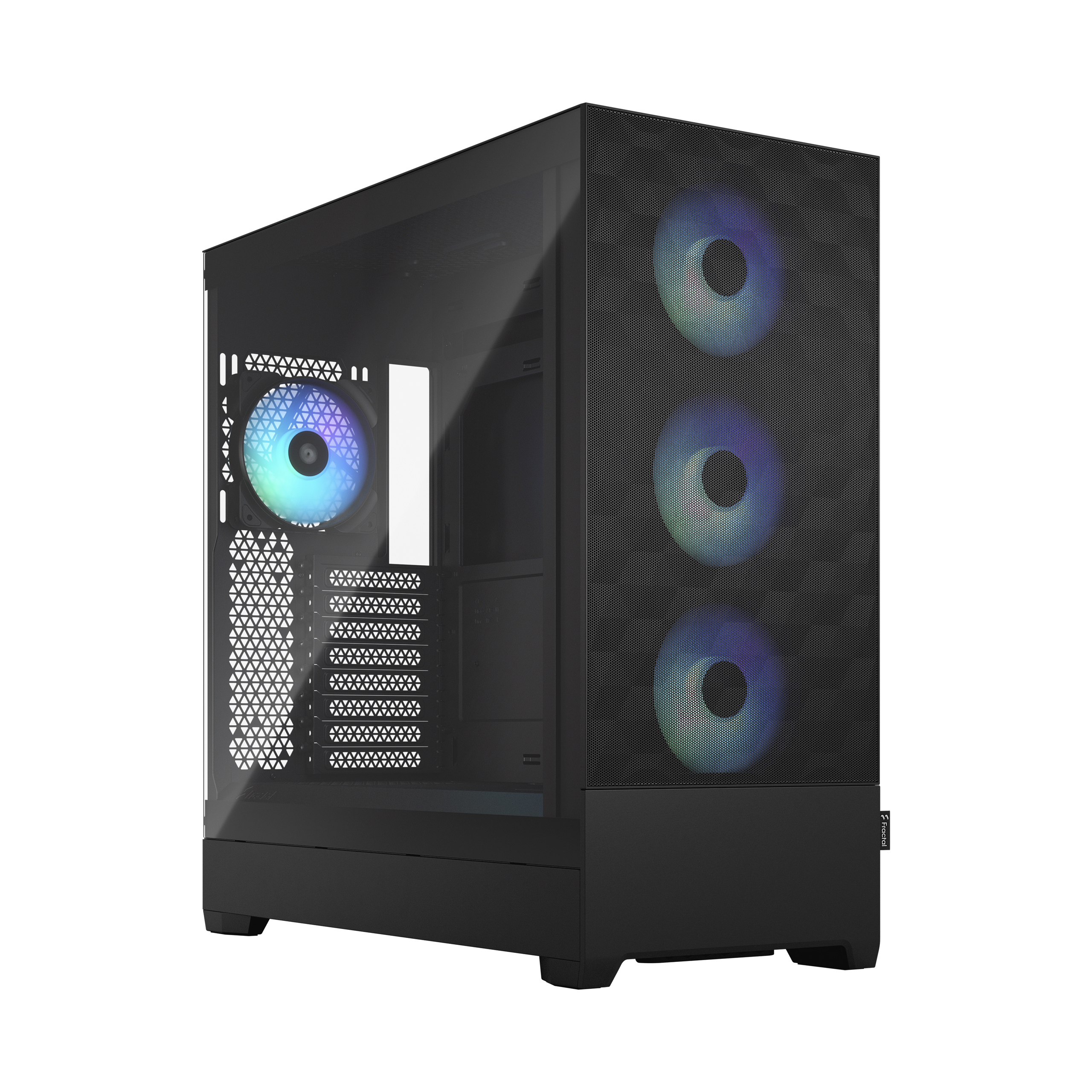 Корпус Fractal Design Pop XL Air RGB Black TG Clear Tint, EATX, Full-Tower, 2xUSB 3.0, RGB подсветка, черный, без БП (FD-C-POR1X-06)