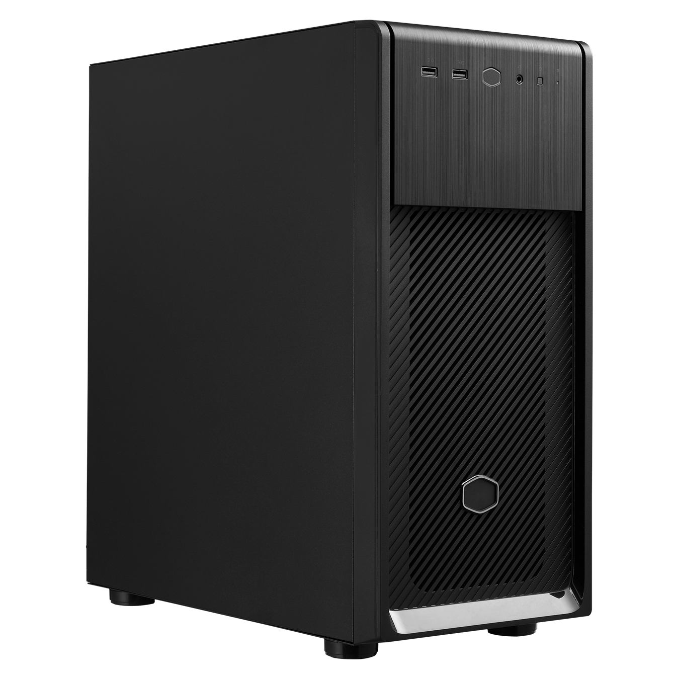 Корпус COOLERMASTER Elite 500, ATX, Midi-Tower, 2xUSB 3.2, черный, без БП (E500-KNNN-S00)