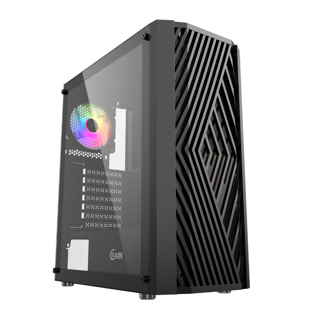 

Корпус PowerCase Mistral P4B, ATX, Midi-Tower, USB 3.0, RGB подсветка, черный, без БП (CMIPB-L4), Mistral P4B