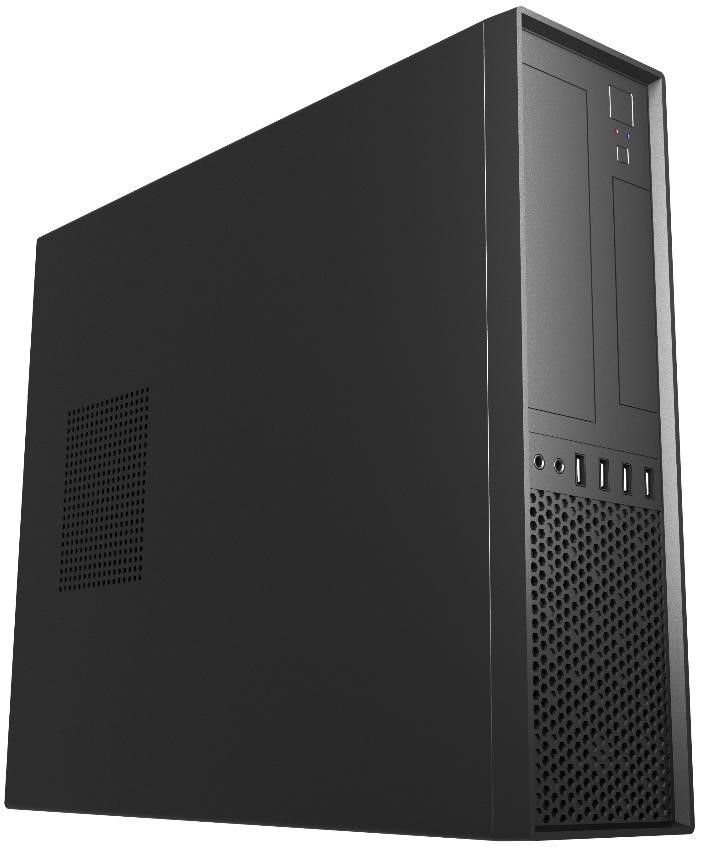 Корпус Formula S1302B, mATX, Desktop, 2xUSB 3.0, черный, без БП