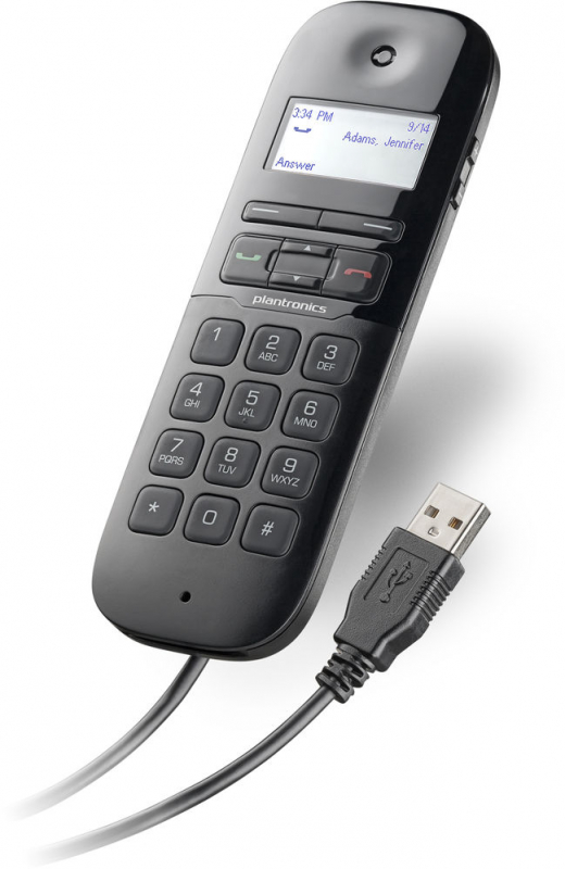 

USB-телефон Plantronics P240, встроенный спикерфон, черный, P240
